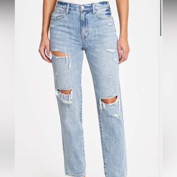 pistola Denim - PRESLEY HIGH RISE RELAXED ROLLER - WINK DISTRESSED Size 26